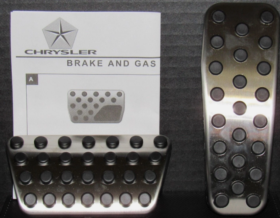 2011-2023 Dodge Charger Challenger Chrysler 300 Stainless Brake & Gas Pedal Kit