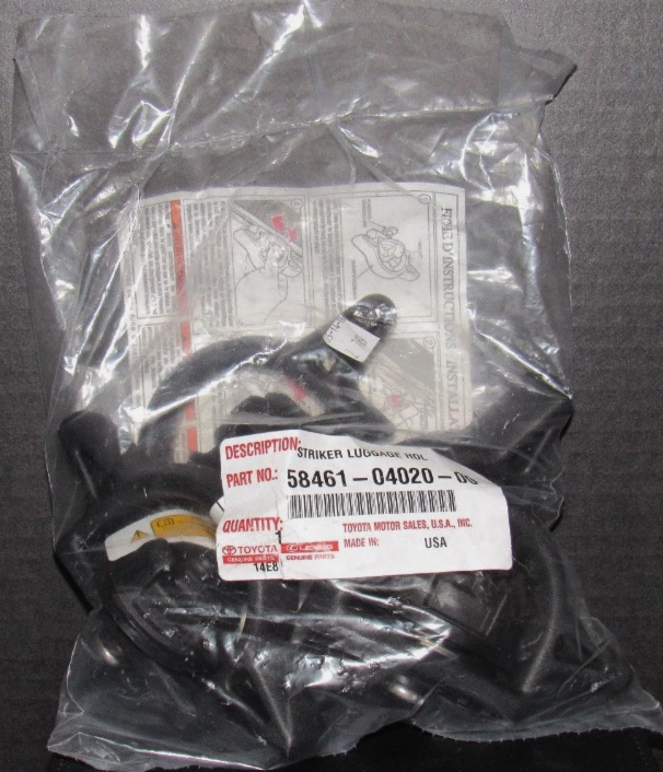 NEW OEM TACOMA/TUNDRA Tundra Bed Rail Tie-Down Cleats 58461-04020-00 - 4Pk