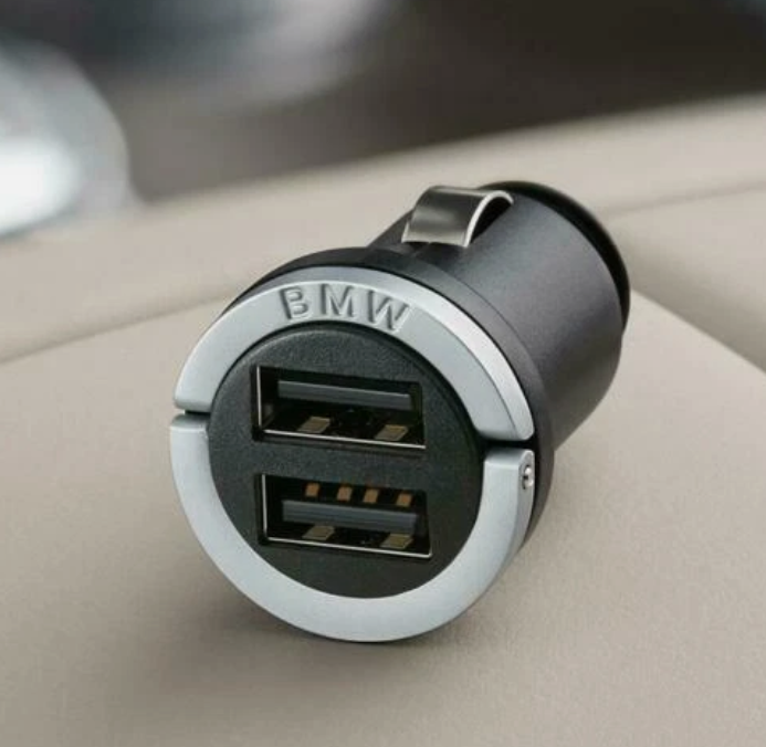 BMW Dual USB Charging Adaptor OEM Part # 8410936332102